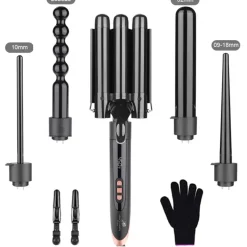 Lalano`S Cosmetics 5 in 1 Stylist per riccioli multifunzione