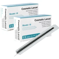 200 lancette per milia - Lancette sterili cosmetiche - Rimuovi brufoli