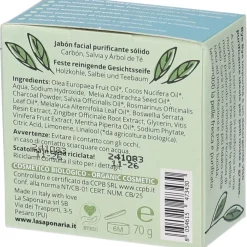 La Saponaria Bye Bye Impurità! - Detergente Viso Purificante Solido