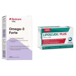 LIPOSCUDIL® Plus Capsule + Redcare Omega-3 Forte capsule