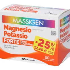 MASSIGEN Magnesio e Potassio FORTE Zero Zuccheri PROMO