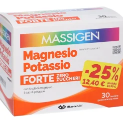 MASSIGEN Magnesio e Potassio FORTE Zero Zuccheri PROMO