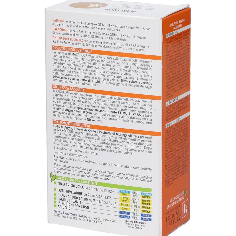 Max Color Vegetal 16 Tintura 140 Ml