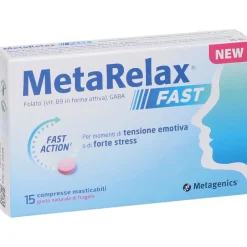 Metagenics Metarelax Fast Compresse Masticabili Gusto Naturale Di Fragola