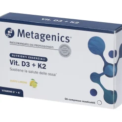 Metagenics Vit D3+K2 56 Compresse Masticabili