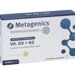 Metagenics Vit D3+K2 56 Compresse Masticabili