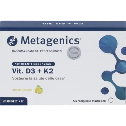 Metagenics Vit D3+K2 56 Compresse Masticabili