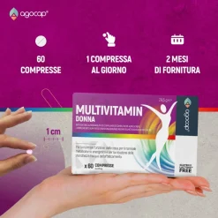 Multivitaminico Donna con Ferro, Acido Folico e Vitamine B - Integratore Stanchezza e Affaticamento