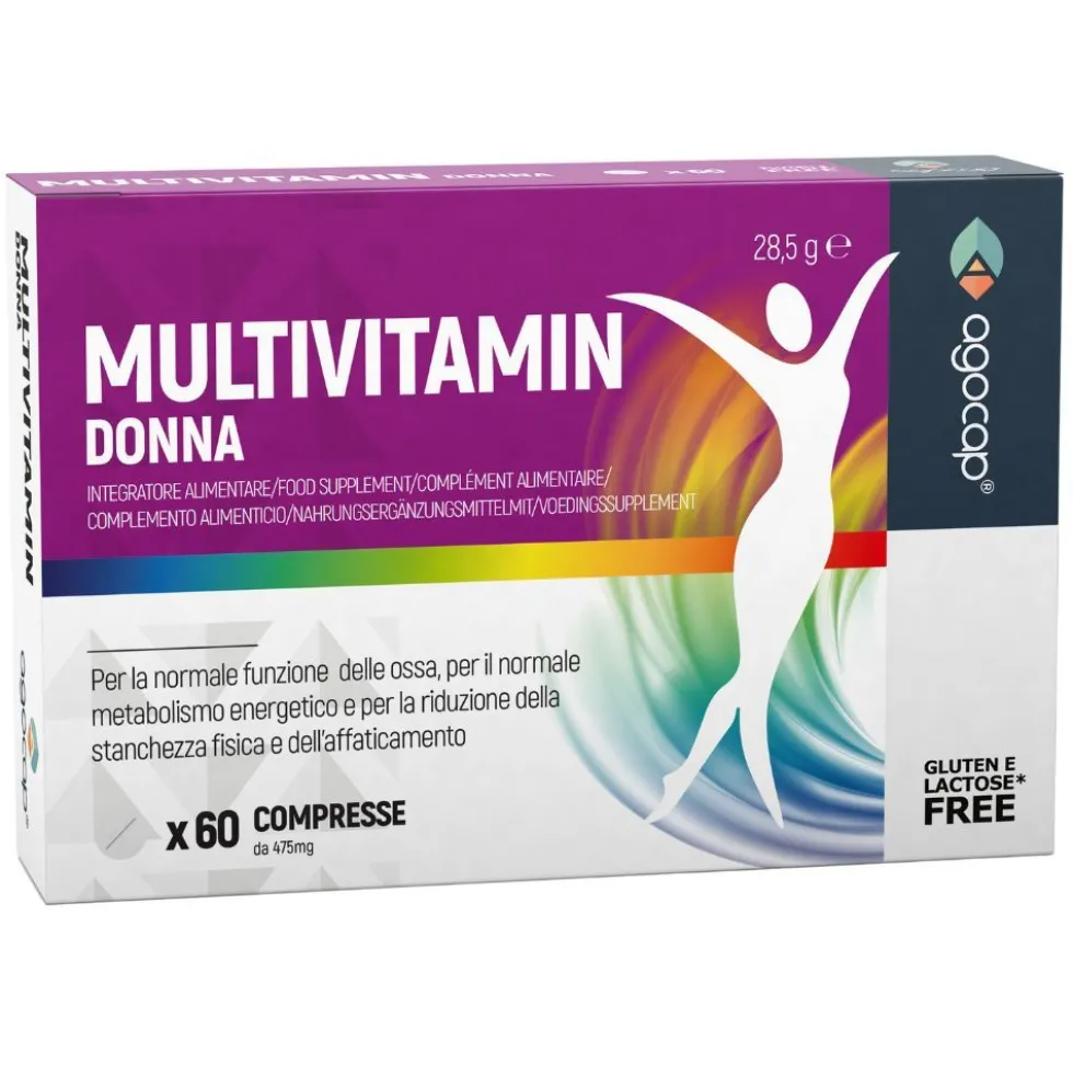 Multivitaminico Donna con Ferro, Acido Folico e Vitamine B - Integratore Stanchezza e Affaticamento