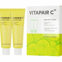 NATURE REPUBLIC Vitapair C Dark Spot Face Cream Twin Pack – Crema viso schiarente