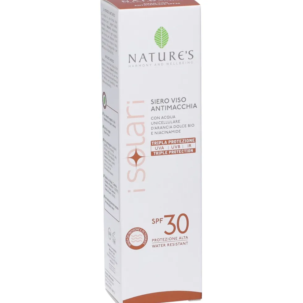 Nature'S iSolari Siero Viso Antimacchia SPF30