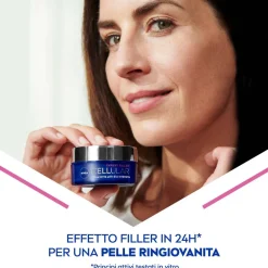 Nivea Cellular Expert Filler Crema Notte Anti-Età Intensiva SPF15 50 ml, Crema viso antirughe notte + MICELLAIR ACQUA MICELLARE 5in1 PELLI SENSIBILI mini 100 ml GRATIS