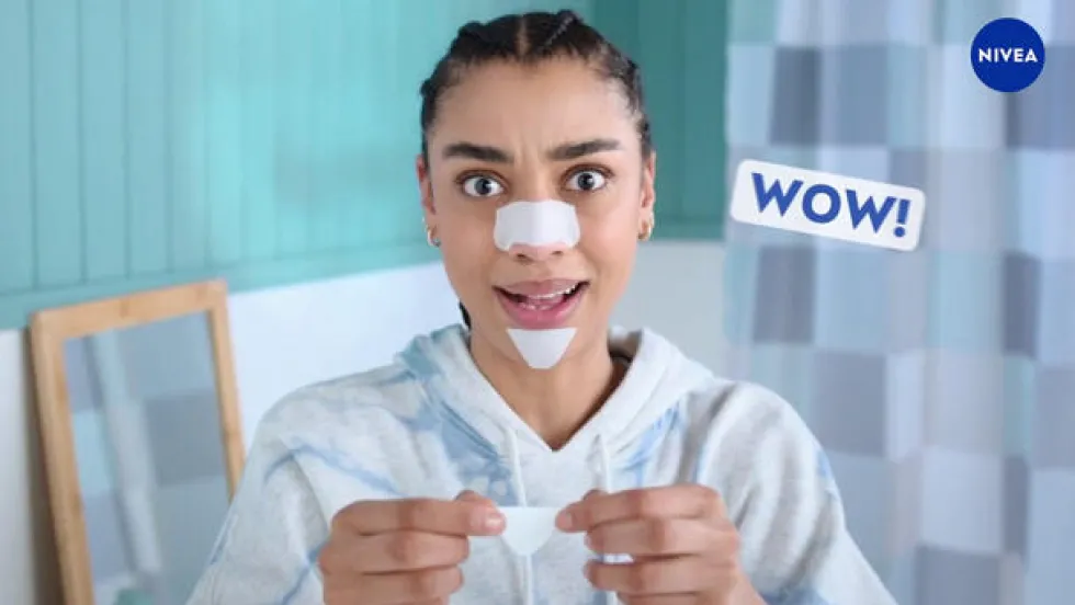 Nivea Clear-Up Strips Zona T 6 cerotti, Cerotti punti neri anti-imperfezioni per la pulizia viso