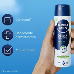 Nivea Men Derma Control Sensitive Deodorante Spray 72h