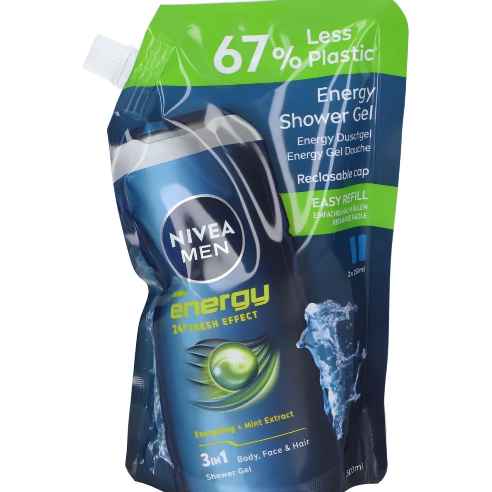 Nivea Men Energy Shower Gel Ricarica