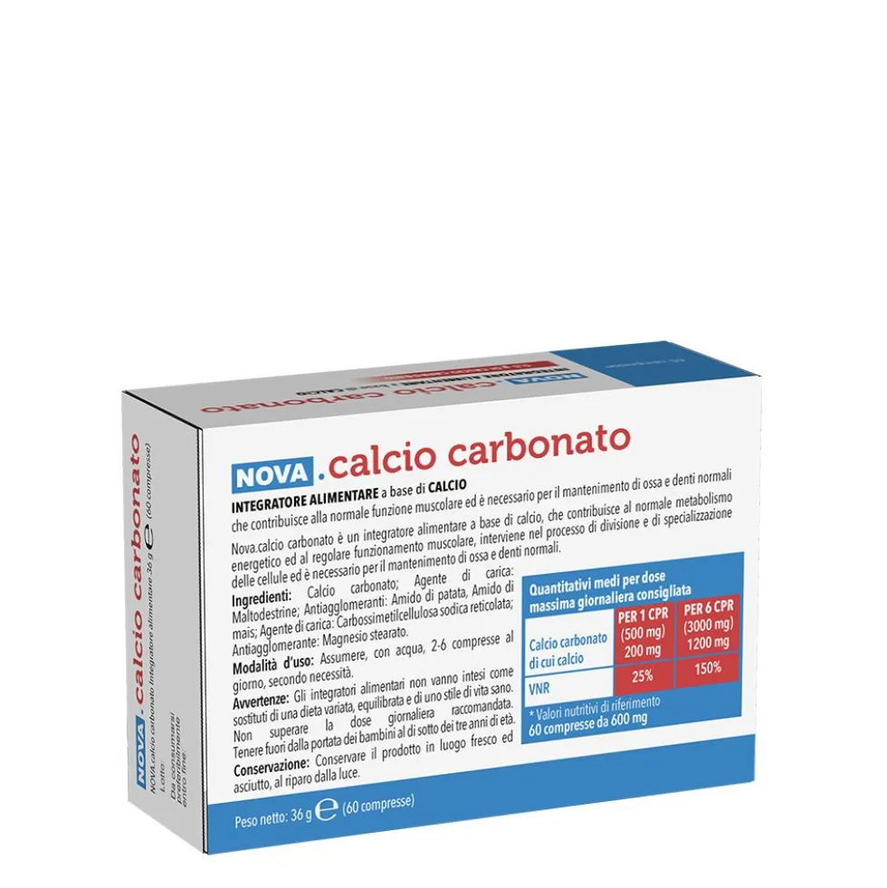 Nova. Calcio Carbonato Compresse