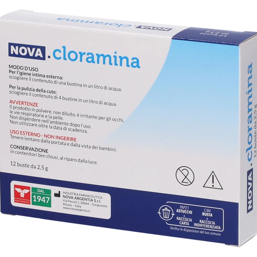 NOVA.CLORAMINA 2,5 g buste disinfettante