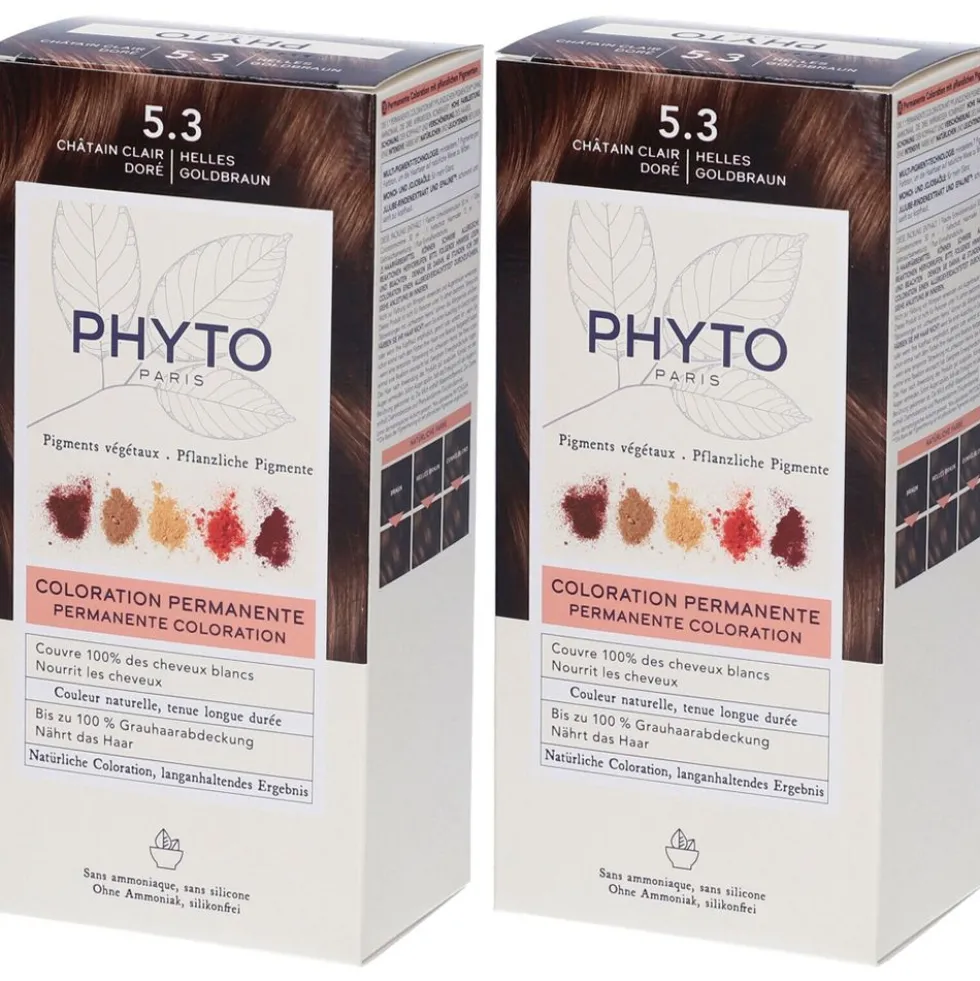 PHYTO Color Kit 5,3 Castano Chiato Dorato