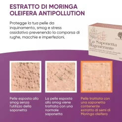 RedMoringa Saponetta Struccante Naturale – Detergente Delicato Viso