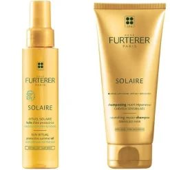 RENE FURTERER Solaire Shampoo Nutri-Riparatore Doposole + Olio solare protettivo capelli