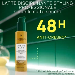 René Furterer Sublime Karité Latte disciplinante 100ml Styling professionale - Capelli secchi, disidratati