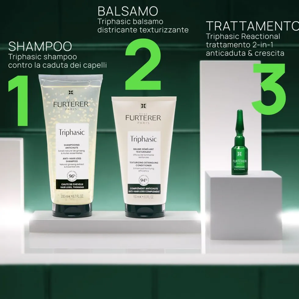 René Furterer Triphasic Reactional trattamento contro la caduta reazionale dei capelli