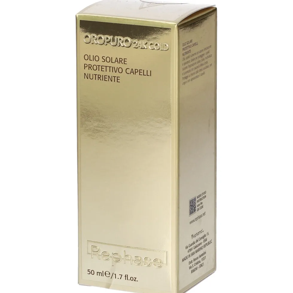 Rephase Oropuro 24K Gold Olio Solare Protettivo Capelli Nutriente