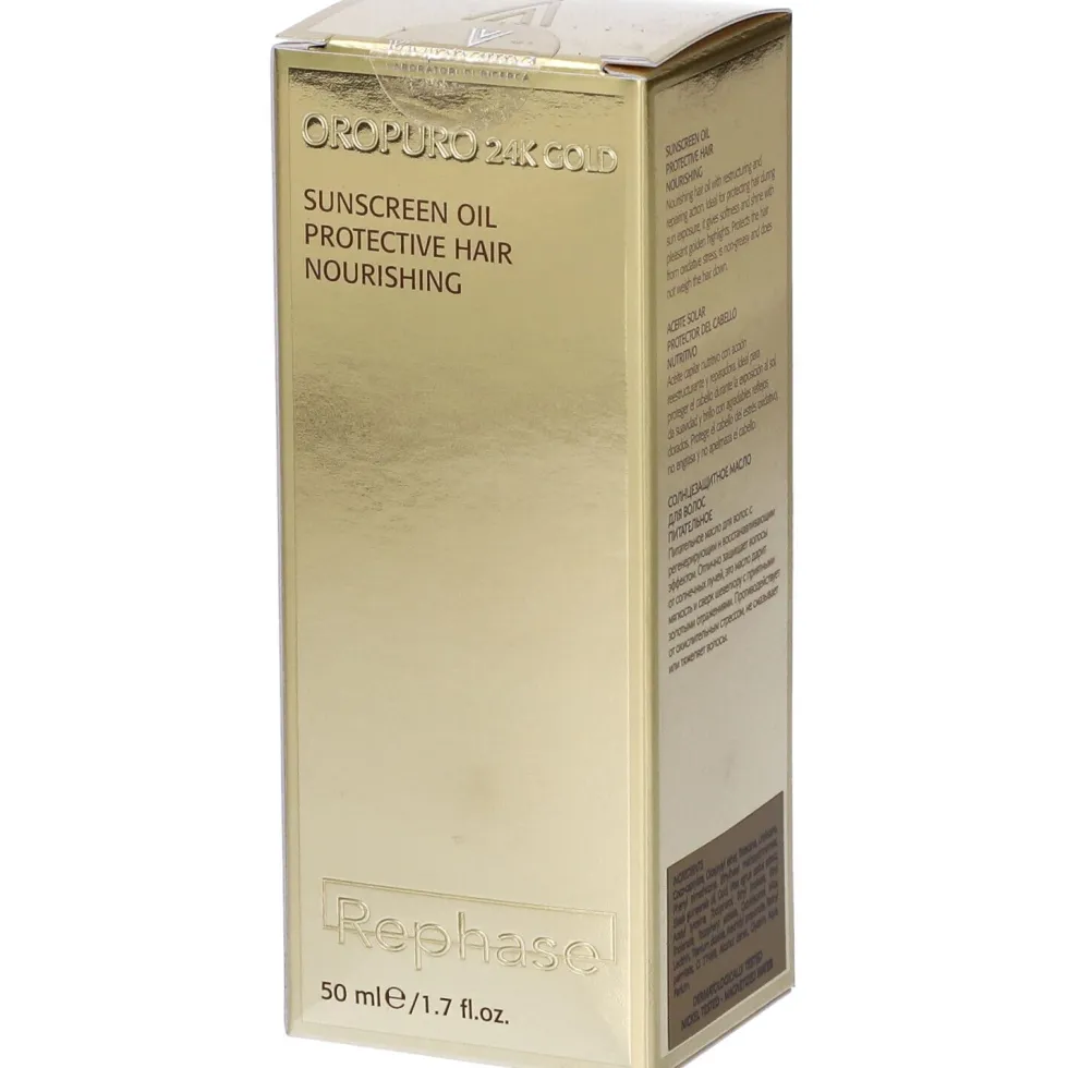 Rephase Oropuro 24K Gold Olio Solare Protettivo Capelli Nutriente