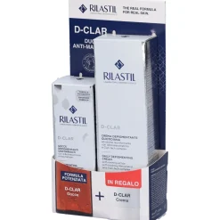 Rilastil D-Clar Cofanetto Duo Anti-Macchie Crema Depigmentante 40ml + Gocce Depigmentanti 30ml
