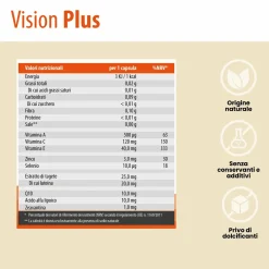 SanaExpert Vision Plus – con estratto di tagete (luteina+zeaxantina), Q10, vitamina A – per la vista