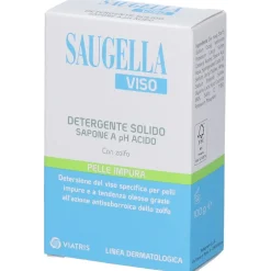 SAUGELLA® Viso Detergente Solido Sapone a pH Acido