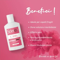 Science Hair Care Shampoo Effetto Seta con Amla Oil 200ml