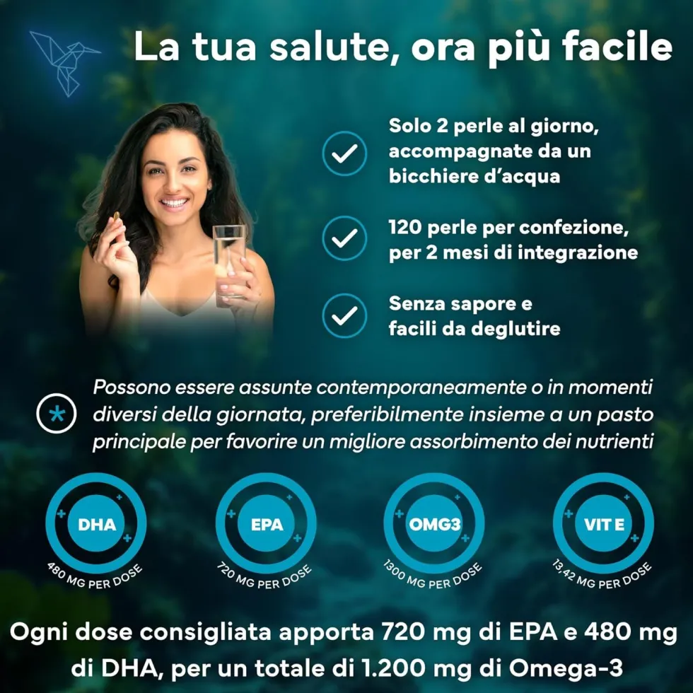 SEVENS NUTRITION Capsule di Omega 3 Olio di Pesce