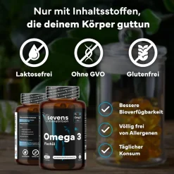 SEVENS NUTRITION Capsule di Omega 3 Olio di Pesce
