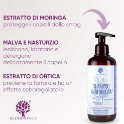 Shampoo Antiforfora BIO alla Moringa – Cute Purificata e Lenita