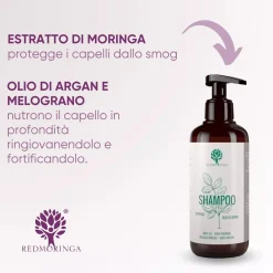 Shampoo Rinforzante alla Moringa – Anti Inquinamento e Volume