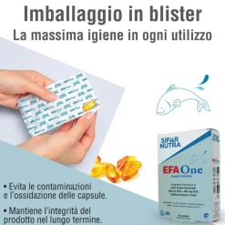 Sifar Nutra EFA One | Omega-3 IFOS 5 Stelle da Olio di Pesce | Forma Trigliceride