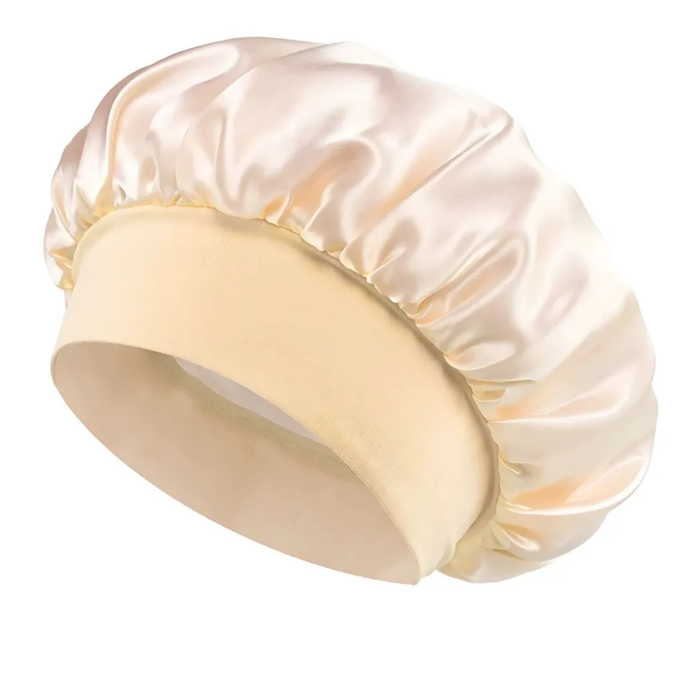 SOHO Safiya Satin Bonnet - Champagne