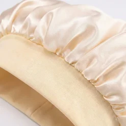 SOHO Safiya Satin Bonnet - Champagne