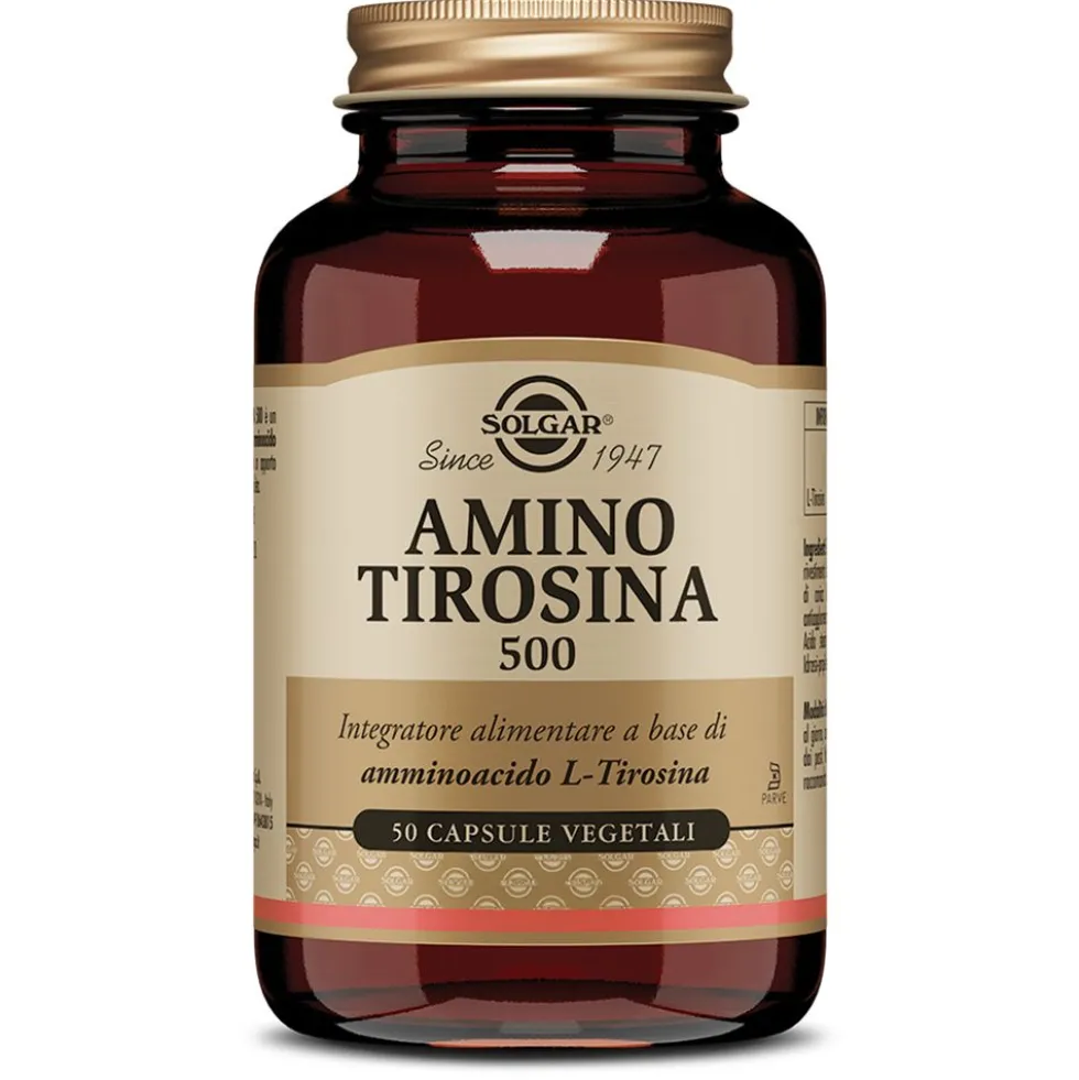 SOLGAR® Amino Tirosina 500- Risparmia il 10% con il codice: solgarx0926