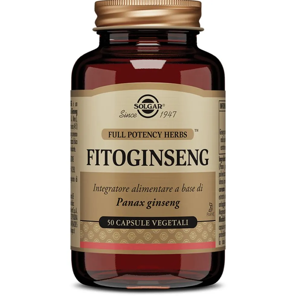 Solgar Fitoginseng Capsule- Risparmia il 10% con il codice: solgarx0926