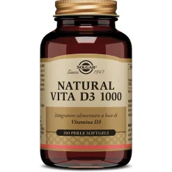 Solgar Natural Vita D3 1000- Risparmia il 10% con il codice: solgarx0926