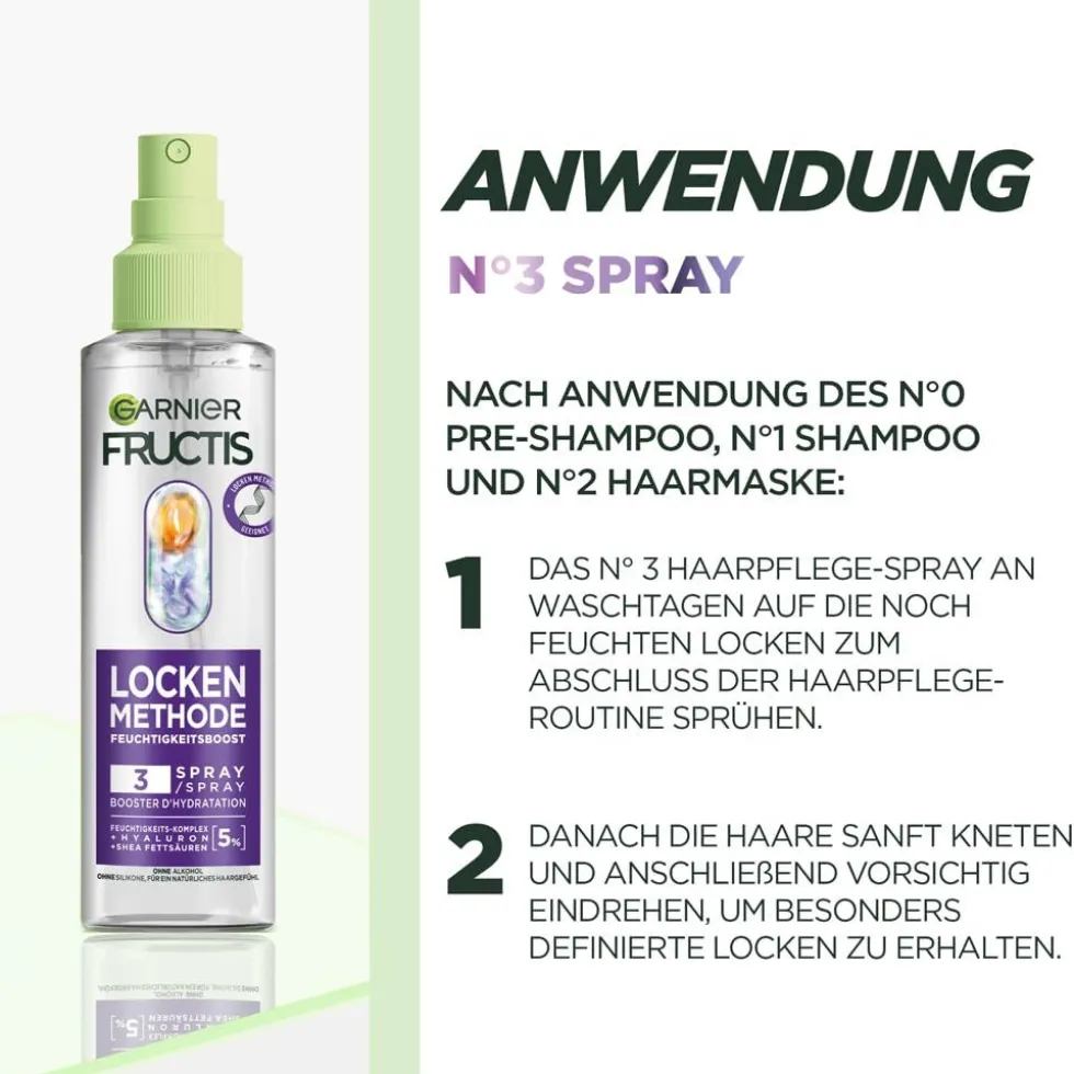Spray trattamento Garnier Fructis Metodo Ricci