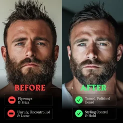 Striking Viking Balsamo barba – Oceano Blu, tenuta leggera, karité, cera di api e olio di jojoba