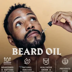 Striking Viking Set barba – Olio e balsamo, sandalo, con olio di jojoba e burro di karité