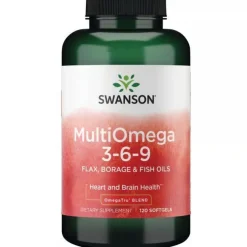 SWANSON MultiOmega 3-6-9 (Lino, Borragine e Pesce)