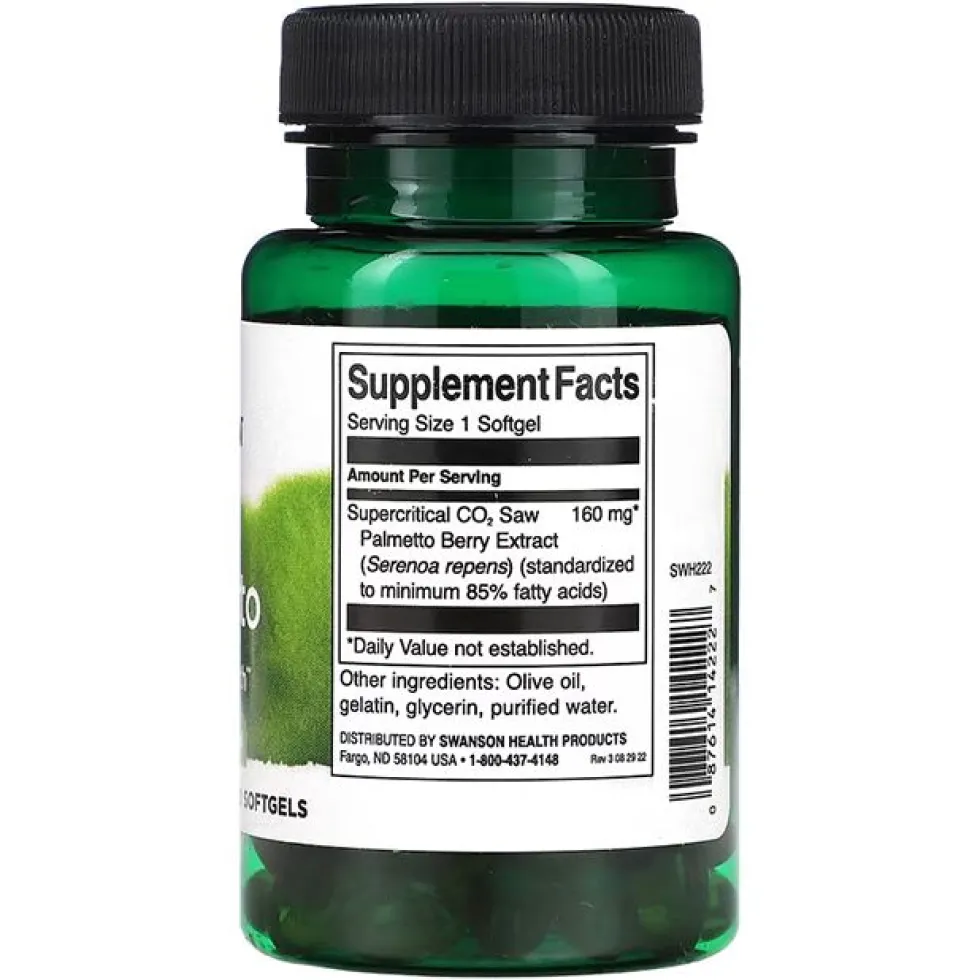 SWANSON Saw Palmetto 160 mg