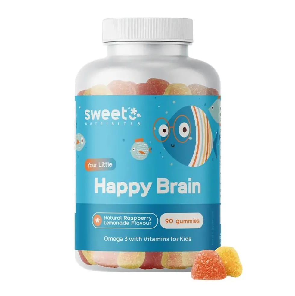 Sweet Nutribites Happy Brain – Gommose per bambini con Omega-3