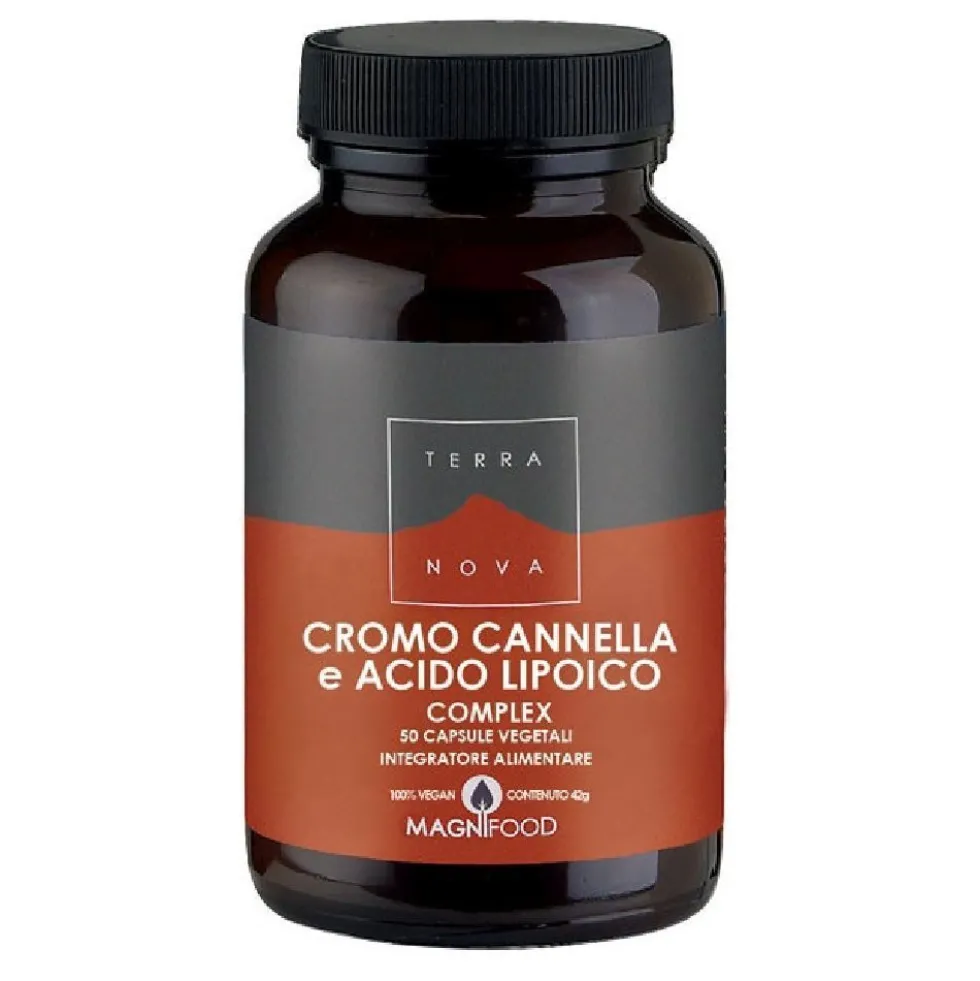 Terranova Cromo, Cannella e Acido Lipoico Complex Capsule