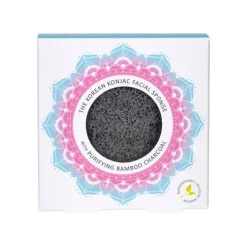 The Konjac Sponge Co. Mandala Konjac Facial Sponge Bamboo Charcoal
